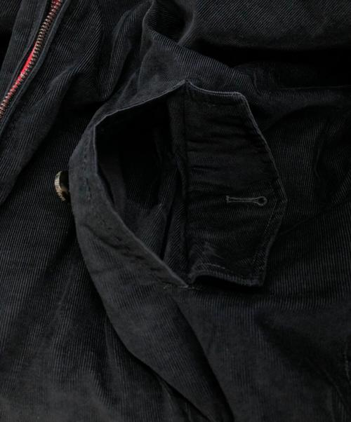 BARACUTA（バラクータ）BARACUTA (バラクータ) G9コーデュロイハリントンジャケット ブラック サイズ:SIZE 42の古着・服飾アイテム