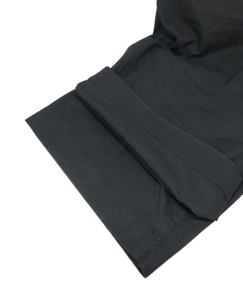 COMME des GARCONS HOMME（コムデギャルソン オム）COMME des GARCONS HOMME (コムデギャルソン オム) コットン2タックワイドパンツ ブラック サイズ:SIZE Mの古着・服飾アイテム
