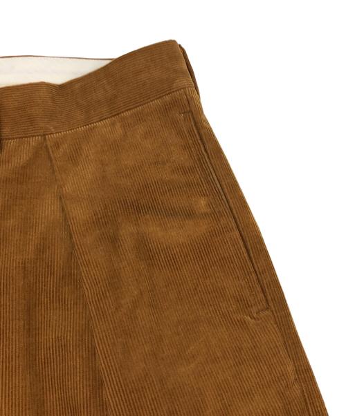 NEAT（ニート）NEAT (ニート) コーデュロイタックパンツ ブラウン サイズ:48の古着・服飾アイテム