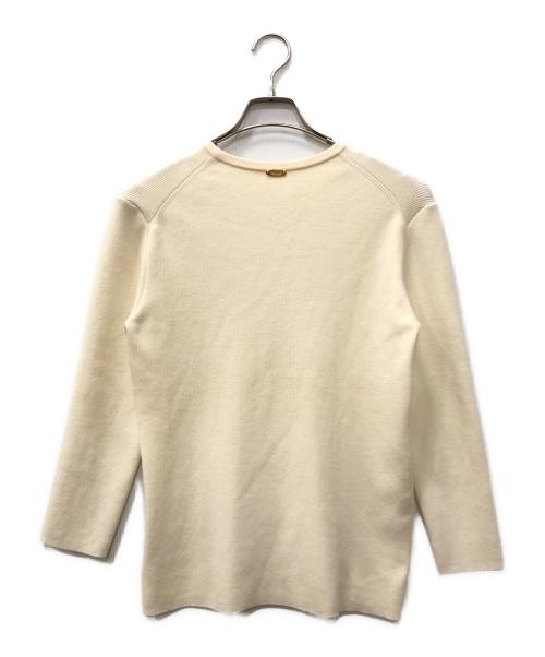 MUSE de Deuxieme Classe（ミューズ ドゥーズィエム クラス）MUSE de Deuxieme Classe (ミューズ ドゥーズィエム クラス) WONDER RIB クルーネックニット アイボリー サイズ:FREEの古着・服飾アイテム