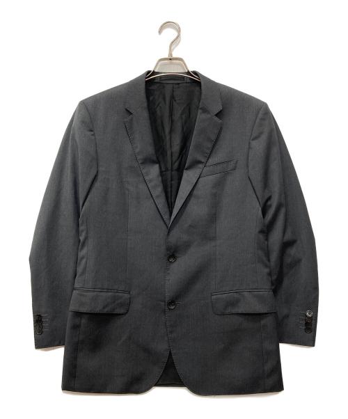 BOSS HUGO BOSS（ボス ヒューゴボス）BOSS HUGO BOSS (ボス ヒューゴボス) ヴァージンウールジャケット グレー サイズ:48の古着・服飾アイテム
