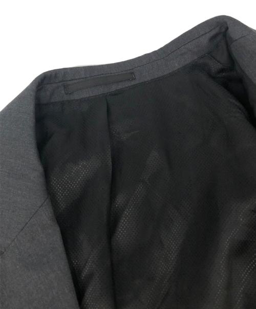 BOSS HUGO BOSS（ボス ヒューゴボス）BOSS HUGO BOSS (ボス ヒューゴボス) ヴァージンウールジャケット グレー サイズ:48の古着・服飾アイテム