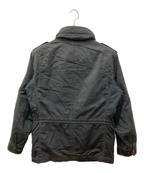 BURBERRY LONDON（バーバリーロンドン）BURBERRY LONDON (バーバリーロンドン) ダウンライナー付ミリタリージャケット グレー サイズ:SIZE Lの古着・服飾アイテム