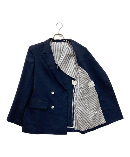ANAYI（アナイ）ANAYI (アナイ) オックスストレッチダブルジャケットセットアップ ネイビー サイズ:40の古着・服飾アイテム