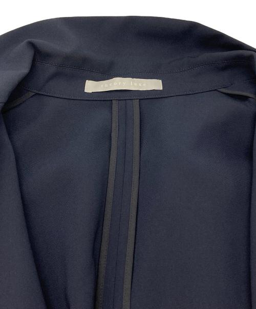 theory luxe（セオリーリュクス）theory luxe (セオリーリュクス) Varda Luve ドレープテーラードジャケットジャケットセットアップ ネイビー サイズ:44の古着・服飾アイテム