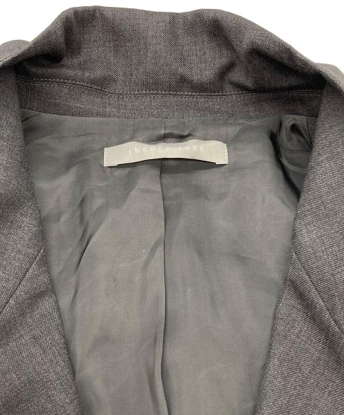 theory luxe（セオリーリュクス）theory luxe (セオリーリュクス) SUAVE SAXONY HANSEN ダブルブレストセットアップ グレー サイズ:42の古着・服飾アイテム