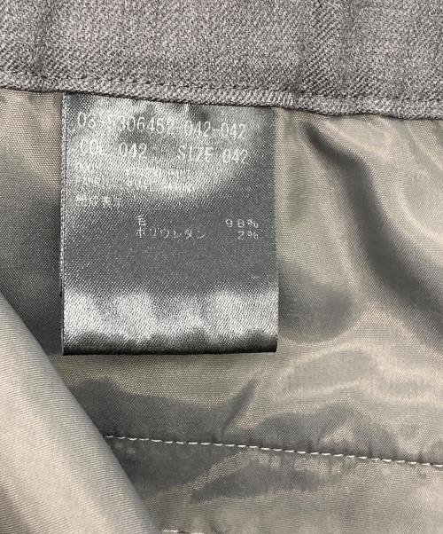 theory luxe（セオリーリュクス）theory luxe (セオリーリュクス) SUAVE SAXONY HANSEN ダブルブレストセットアップ グレー サイズ:42の古着・服飾アイテム