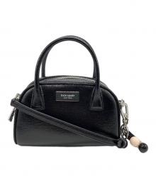 Kate Spade（ケイトスペード）の古着「サム アイコン ミニ ダッフル バッグ」｜ブラック
