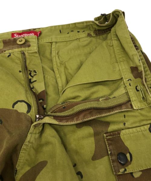 SUPREME（シュプリーム）SUPREME (シュプリーム) Overdyed Camo Cargo Short グリーン サイズ:SIZE 30の古着・服飾アイテム