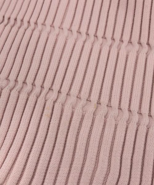 PLEATS PLEASE（プリーツプリーズ）PLEATS PLEASE (プリーツプリーズ) JIGGLY KNIT ピンク サイズ:FREEの古着・服飾アイテム