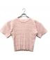 PLEATS PLEASE（プリーツプリーズ）の古着「JIGGLY KNIT」｜ピンク