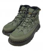 Dr.Martensドクターマーチン）の古着「BOURY LEATHER CASUAL BOOTS」｜グリーン