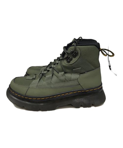 Dr.Martens（ドクターマーチン）Dr.Martens (ドクターマーチン) BOURY LEATHER CASUAL BOOTS グリーン サイズ:UK8の古着・服飾アイテム