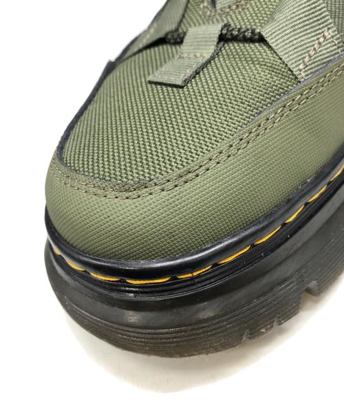 Dr.Martens（ドクターマーチン）Dr.Martens (ドクターマーチン) BOURY LEATHER CASUAL BOOTS グリーン サイズ:UK8の古着・服飾アイテム