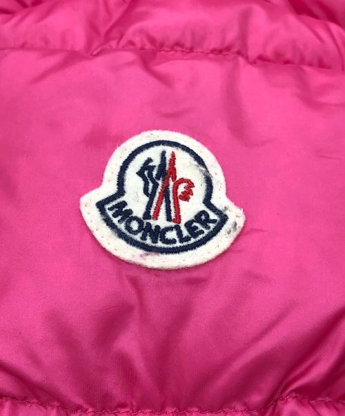MONCLER（モンクレール）MONCLER (モンクレール) CHEVRIL ダウンジャケット ピンク サイズ:8の古着・服飾アイテム