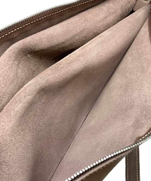 Charles et Charlus（シャルル・エ・シャルリュス）Charles et Charlus (シャルル・エ・シャルリュス) レザー3WAYバッグ ベージュの古着・服飾アイテム