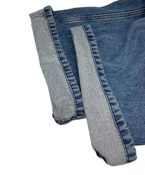 Acne studios（アクネ ストゥディオズ）ACNE STUDIOS (アクネ ストゥディオズ) フリンジワイドデニムパンツ ブルー サイズ:34の古着・服飾アイテム