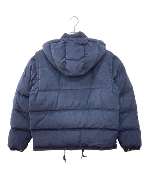 POLO RALPH LAUREN（ポロ・ラルフローレン）POLO RALPH LAUREN (ポロ・ラルフローレン) ブラックウォッチライナーコーデュロイダウンジャケット ネイビー サイズ:SIZE Ⅼの古着・服飾アイテム