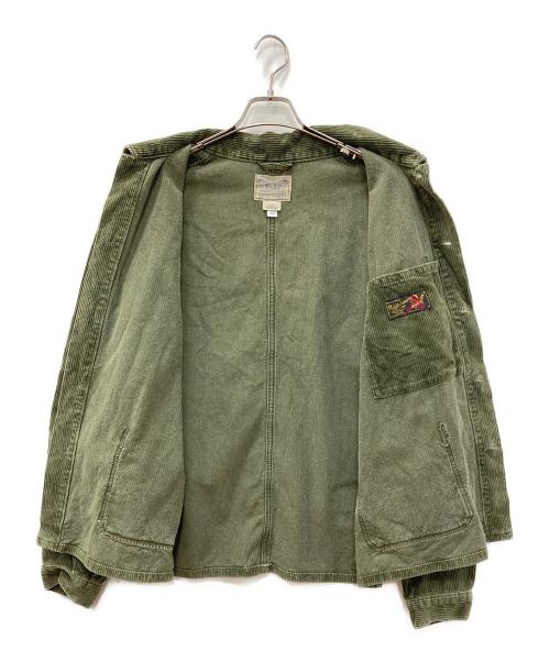POLO RALPH LAUREN（ポロ・ラルフローレン）POLO RALPH LAUREN (ポロ・ラルフローレン) コーデュロイカバーオール グリーン サイズ:Mの古着・服飾アイテム