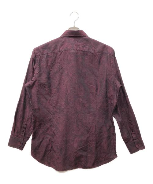 ETRO（エトロ）ETRO (エトロ) ペイズリージャガードシャツ ボルドー サイズ:44の古着・服飾アイテム