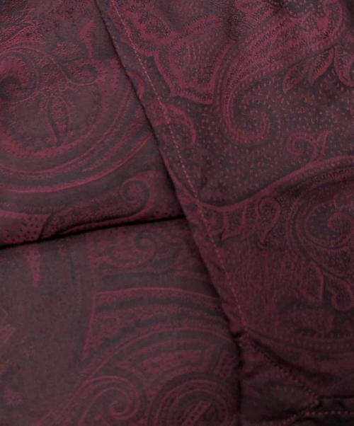 ETRO（エトロ）ETRO (エトロ) ペイズリージャガードシャツ ボルドー サイズ:44の古着・服飾アイテム