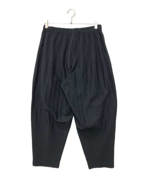 HOMME PLISSE ISSEY MIYAKE（オム プリッセ イッセイ ミヤケ）HOMME PLISSE ISSEY MIYAKE (オム プリッセ イッセイ ミヤケ) 消しプリーツパンツ ブラック サイズ:2の古着・服飾アイテム