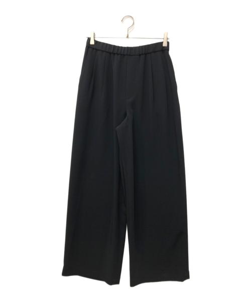 GALERIE VIE（ギャルリーヴィー）GALERIE VIE (ギャルリーヴィー) ダブルクロス ツータックイージーパンツ ブラック サイズ:SIZE 36 未使用品の古着・服飾アイテム