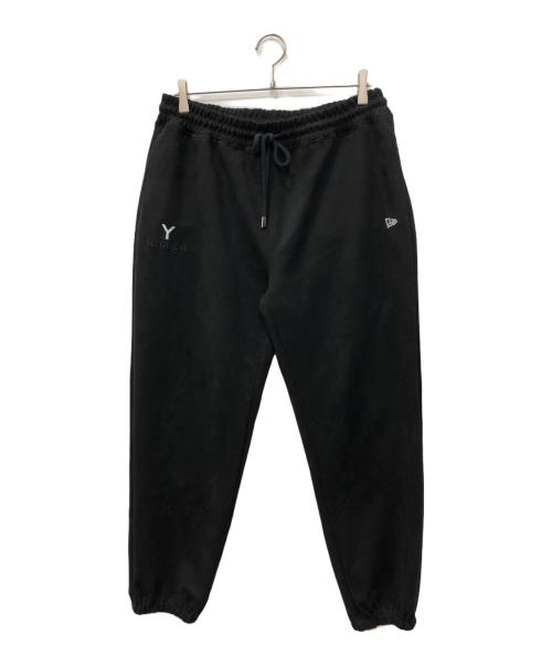 New Era（ニューエラ）New Era (ニューエラ) GROUND Y (グラウンドワイ) SUEDE PANTS GY LOGO ブラック サイズ:XLの古着・服飾アイテム
