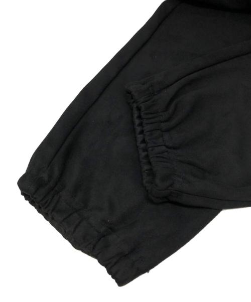New Era（ニューエラ）New Era (ニューエラ) GROUND Y (グラウンドワイ) SUEDE PANTS GY LOGO ブラック サイズ:XLの古着・服飾アイテム