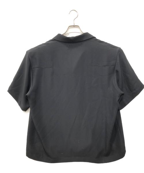 CULLNI（クルニ）CULLNI (クルニ) Zip Front Open Collar Shirt ブラック サイズ:SIZE 2の古着・服飾アイテム