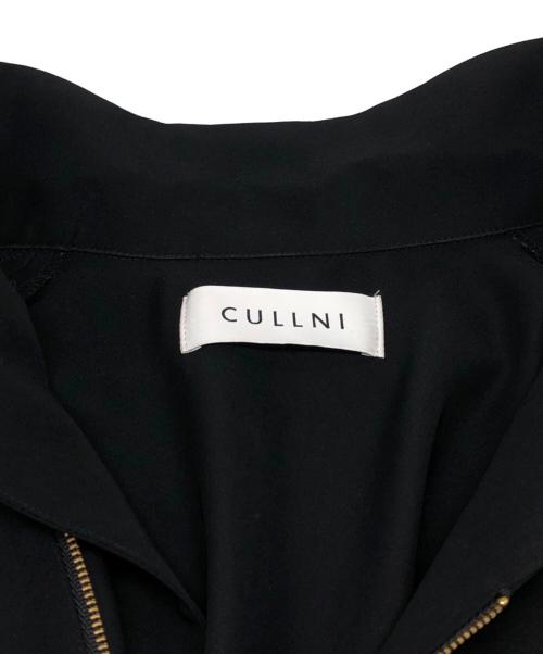 CULLNI（クルニ）CULLNI (クルニ) Zip Front Open Collar Shirt ブラック サイズ:SIZE 2の古着・服飾アイテム