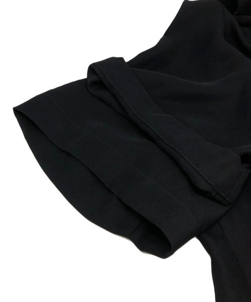 CULLNI（クルニ）CULLNI (クルニ) Zip Front Open Collar Shirt ブラック サイズ:SIZE 2の古着・服飾アイテム