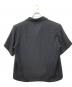 CULLNI (クルニ) Zip Front Open Collar Shirt ブラック サイズ:SIZE 2：10000円