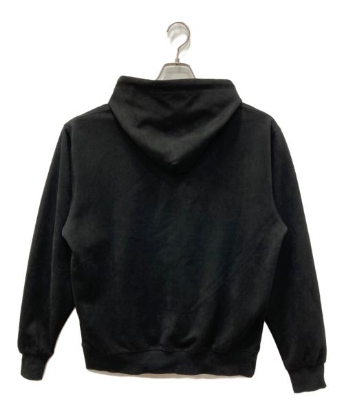 GROUND Y（グラウンドワイ）GROUND Y (グラウンドワイ) New Era (ニューエラ) SUEDE HOODIE GY LOGO ブラック サイズ:5の古着・服飾アイテム