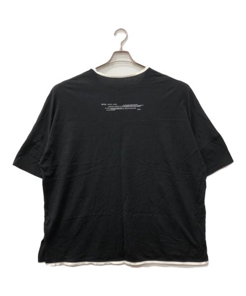 Bajra（バジュラ）Bajra (バジュラ) コットン天竺ビッグTシャツ ブラック サイズ:3の古着・服飾アイテム