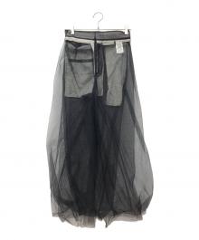 Chika Kisada（チカ キサダ）の古着「Tulle Pants」｜ブラック