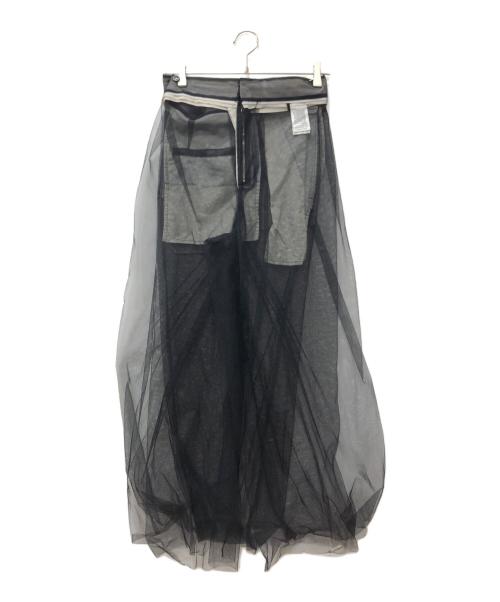 Chika Kisada（チカ キサダ）Chika Kisada (チカ キサダ) Tulle Pants ブラック サイズ:SIZE 1の古着・服飾アイテム