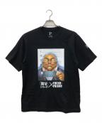 FUCHU PRISON×刃牙フチュウプリズン×バキ）の古着「ビスケット・オリバ プリントTシャツ」｜ブラック