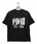 FUCHU PRISON×刃牙フチュウプリズン×バキ）の古着「刃牙 プリントTシャツ」｜ブラック