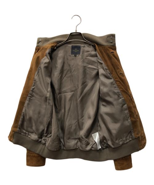 MOVER GARMENTS（ムーバーガーメンツ）MOVER GARMENTS (ムーバーガーメンツ) Lamb Suede Driving Blouson ブラウン サイズ:46の古着・服飾アイテム