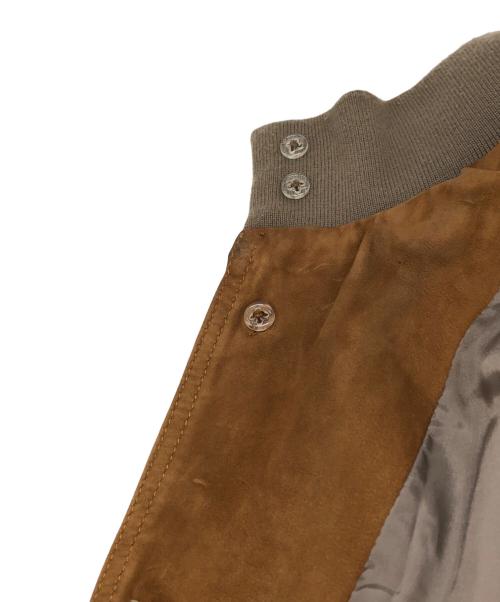 MOVER GARMENTS（ムーバーガーメンツ）MOVER GARMENTS (ムーバーガーメンツ) Lamb Suede Driving Blouson ブラウン サイズ:46の古着・服飾アイテム