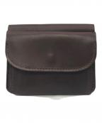 MR.OLIVEミスターオリーブ）の古着「HORWEEN CHROMEXCEL LEATHER MINI WALLET」｜ブラウン