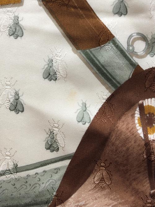 HERMES（エルメス）HERMES (エルメス) カレ90 ブラウンの古着・服飾アイテム