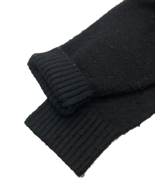 FRED PERRY（フレッドペリー）FRED PERRY (フレッドペリー) BEAMS (ビームス) 別注フラッフィクルーネックセーター ブラック サイズ:SIZE Lの古着・服飾アイテム