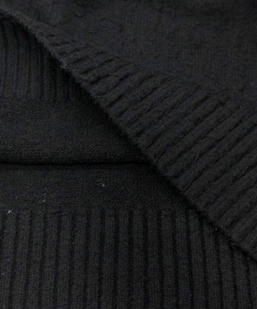 FRED PERRY（フレッドペリー）FRED PERRY (フレッドペリー) BEAMS (ビームス) 別注フラッフィクルーネックセーター ブラック サイズ:SIZE Lの古着・服飾アイテム