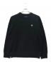 FRED PERRY（フレッドペリー）の古着「別注フラッフィクルーネックセーター」｜ブラック