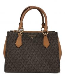 MICHAEL KORS（マイケルコース）の古着「MARILYN モノグラム2WAYハンドバッグ」｜ブラウン