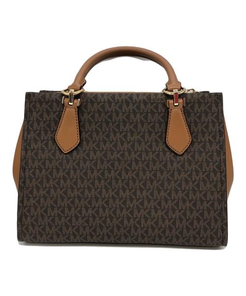 MICHAEL KORS（マイケルコース）MICHAEL KORS (マイケルコース) MARILYN モノグラム2WAYハンドバッグ ブラウンの古着・服飾アイテム