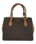 MICHAEL KORS（マイケルコース）の古着「MARILYN モノグラム2WAYハンドバッグ」｜ブラウン