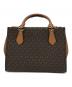 MICHAEL KORS (マイケルコース) MARILYN モノグラム2WAYハンドバッグ ブラウン：12000円